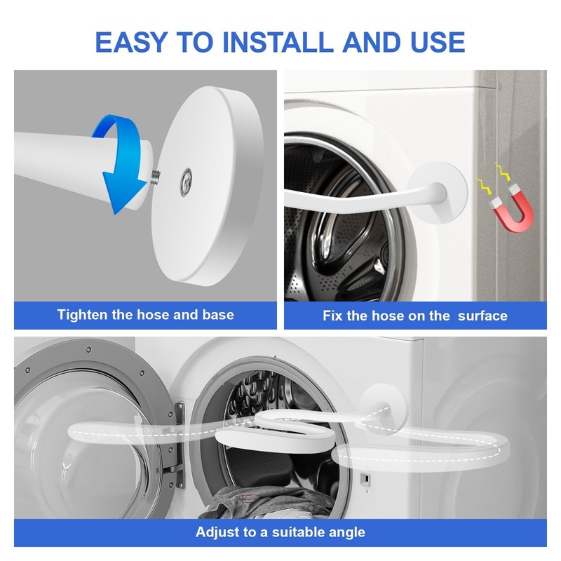 Upgraded Front Load Washer Door Prop, Easy to Use and