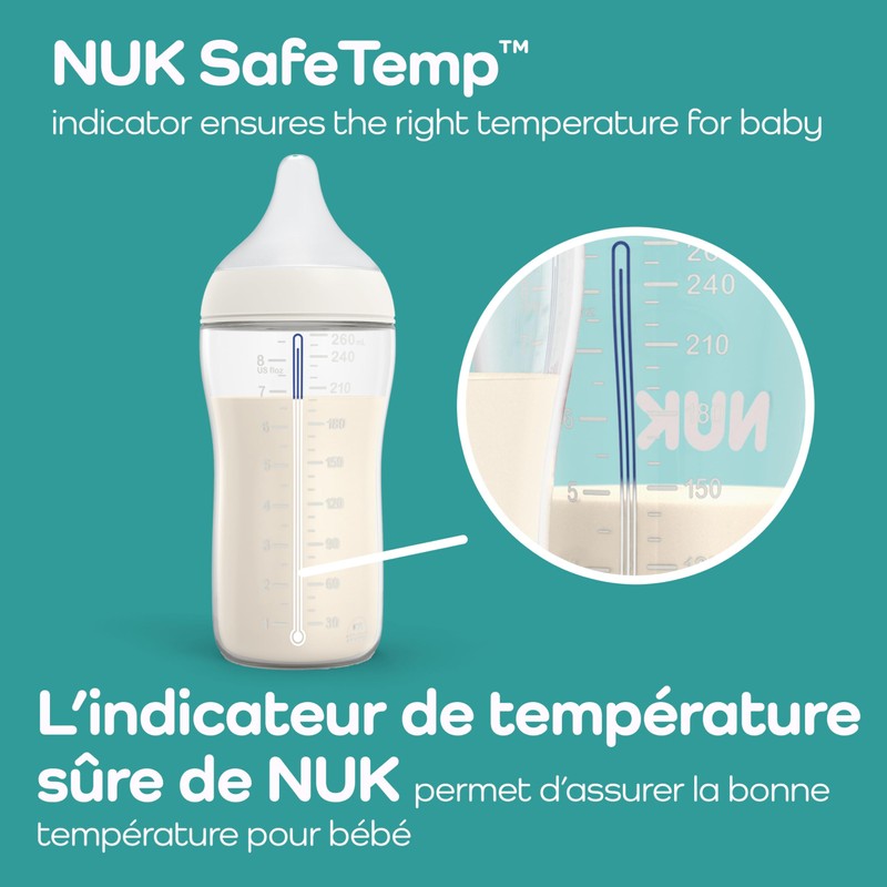 NUK Perfect Match Medium Flow Nipple, 2 Pack