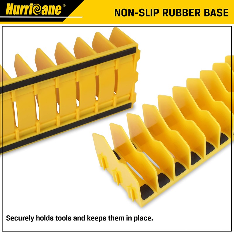 HURRICANE Plier Organizer Rack, 10-Slot Pliers Cutters Rack with Non-Slip