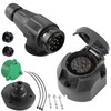 SPARKMOTO 13 Pin Trailer Plug and 13 Pin Trailer Socket,12V