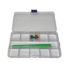 On1shelf Transparent Thick Hard Plastic Adjustable Compartment Slot Plastic Craft