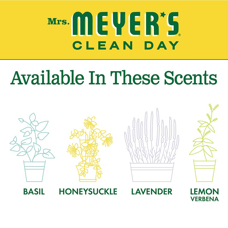 MRS. MEYER'S CLEAN DAY Liquid Dishwashing Soap, Honeysuckle, 16 oz