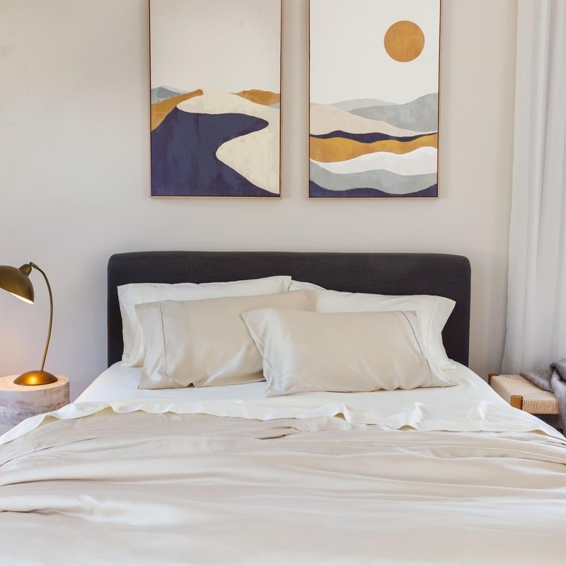 Olive + Crate Eucalyptus Sheets Set - Cooling Sheets for