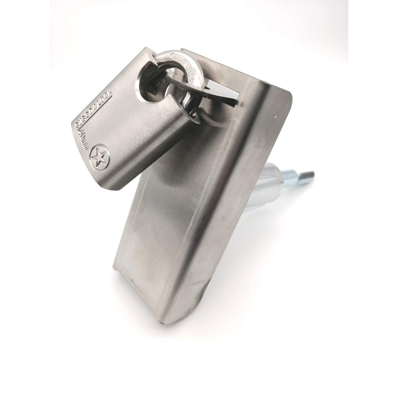 LORADAR Vending Machine Door Lock Stainless Steel Protection Cover, T