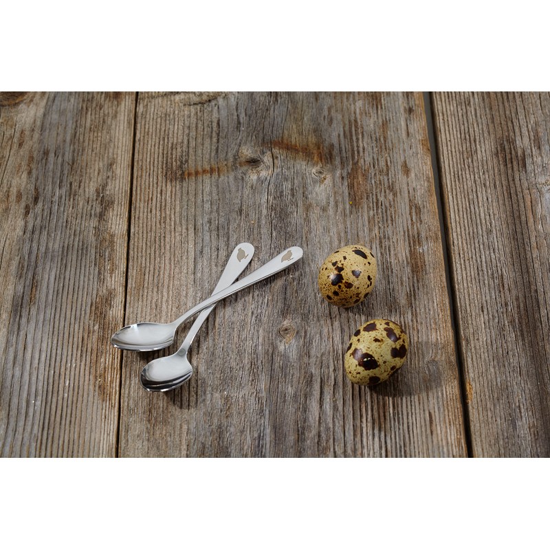 Quail Egg Spoon with Engraving