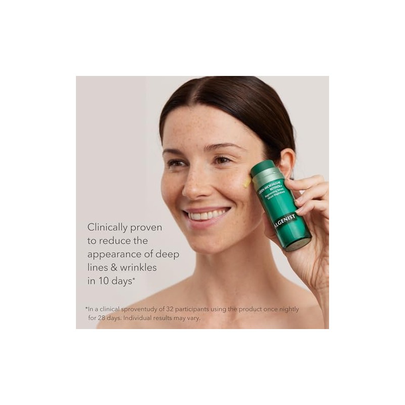 Green Microalgae Retinol Plus Regenerating Serum by Algenist for Women
