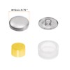 sourcing map 20 Sets Self Cover Button Kit 30L 0.75"