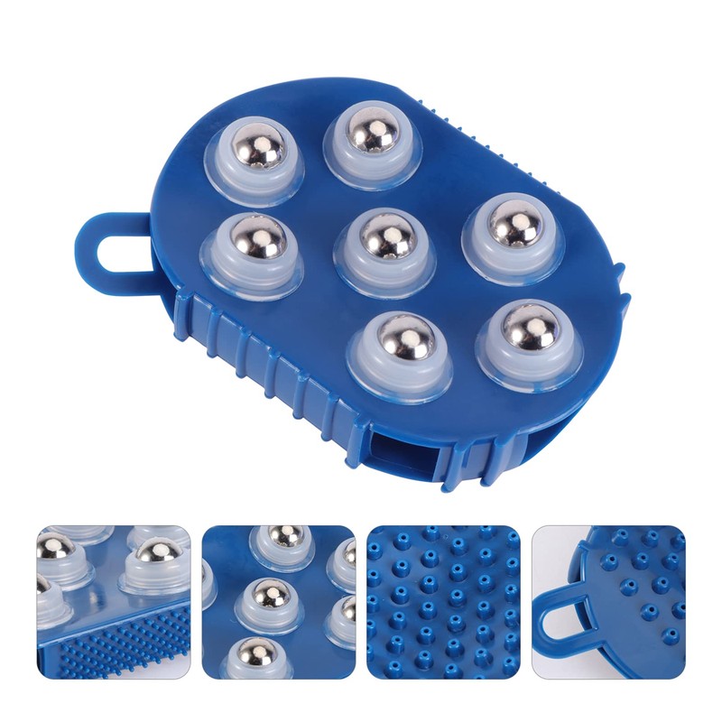 DOITOOL Palm Shaped Massage Glove, Handheld Body Massager with 7