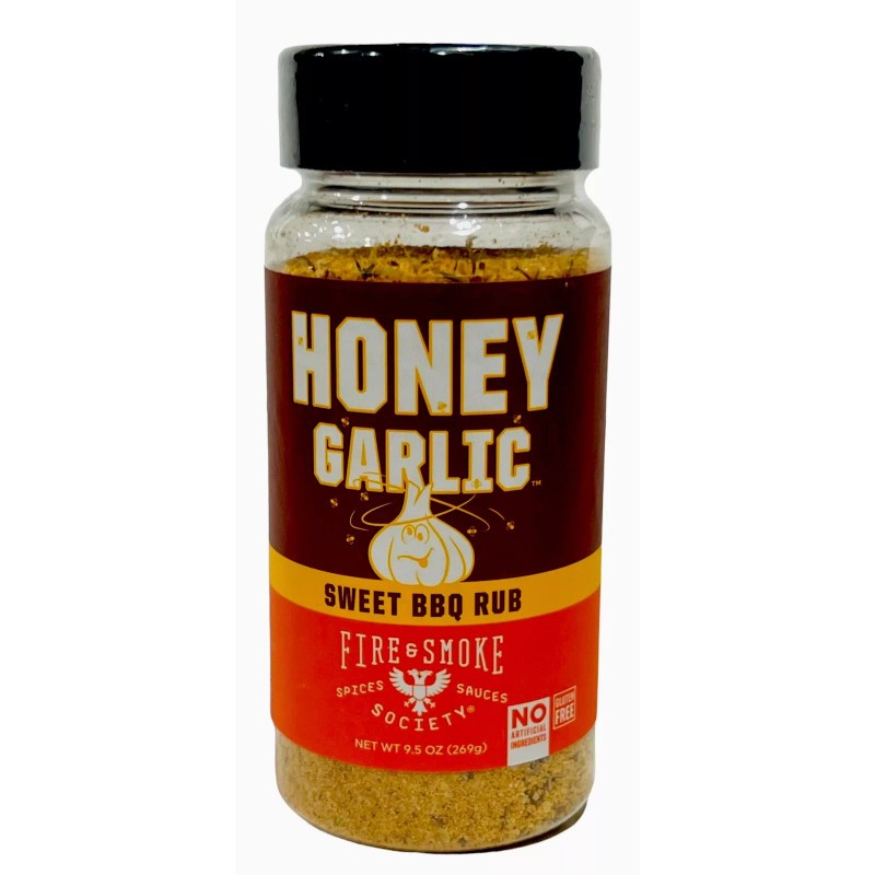 Fire & Smoke Society Honey Garlic Sweet BBQ Rub 9.5