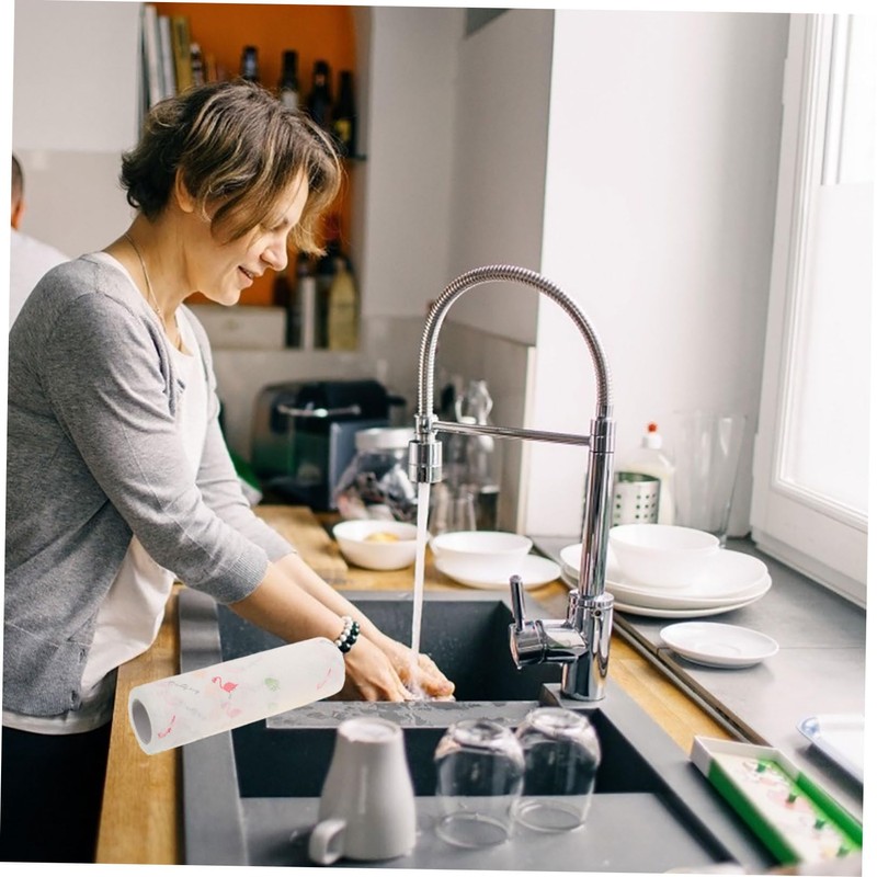 BIUDECO Kitchen Paper Roll Oil Absorbent Soft Napkin Hotel Bar