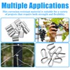 VIVBOO Stainless Steel Cable & Wire Rope 3/16" Vinyl Coated