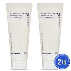 1+1 Innisfree Blueberry Rebalancing 5.5 Cleanser Large Size 200ml / 1+1이니스프리 블루베리리밸런싱5.5클렌저대용량200ml