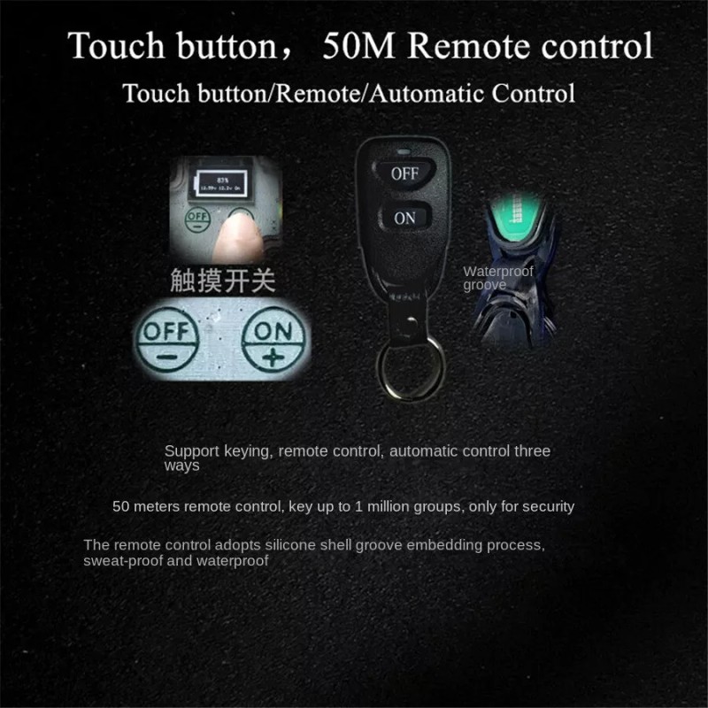 BCSMMCAR Car Battery Disconnect Power Kill Switch Isolator Cut Off