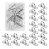 YTUGIL Pack of 20 Stainless Steel Eye Plate, Wall Eyelet,