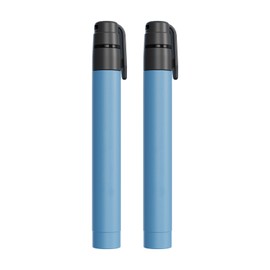2pcs Outdoor Mini Water Filter Straw Emergency Portable Water Filtration System for Camping Hiking Travel
