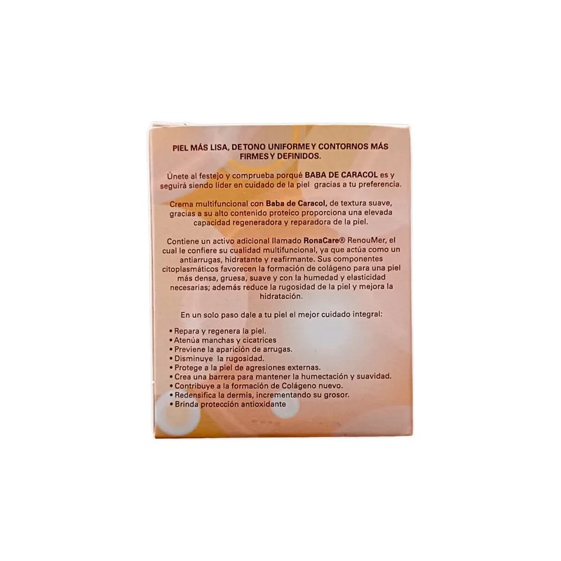 Crema Facial Multifuncional Con Baba De Caracol + Elixir 75g