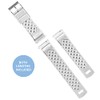 BARTON WATCH BANDS, 21mm White - Tropical-Style Watch Bands -