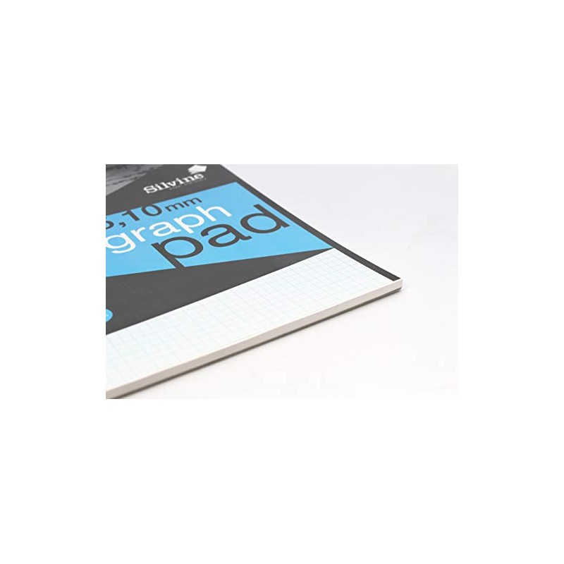 Silvine A4 Professional Graph Pad. 50 Sheets of Quality 90gsm