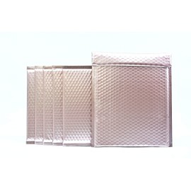 ProLine Matte Metallic Rose Gold Bubble Padded Mailers 8.5x12 Inch Self Seal Padded Envelopes (10)