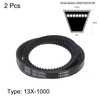 sourcing map 2pcs 13x1000 Cogged V-Belts AX Section Drive Raw