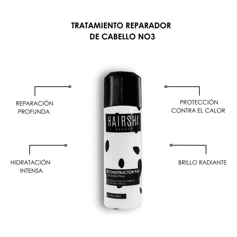 Kit Reparacion Total Cabello Mascarilla + Shampoo + Tratamie