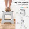 Vigar Compact Step Stool Foldable, 12-1/2-inch Step Stools for Adults