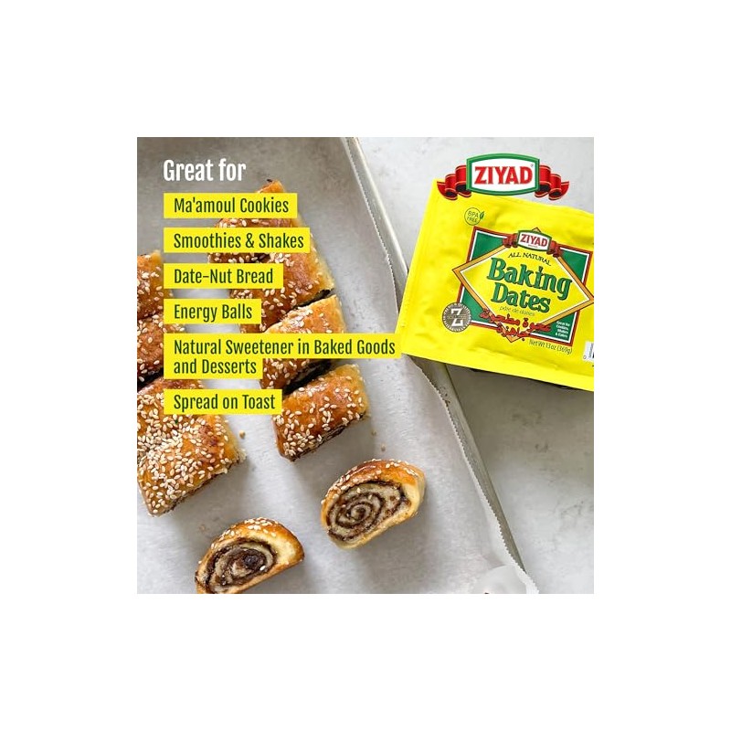 Ziyad Baking Date Filling 13 Ounce, Pack 6