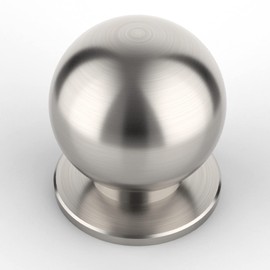 Coinkoly 10 Pack Cabinet Knobs Brushed Satin Nickel Single Hole Round Knobs Door pulls Kitchen Cabinet Knobs Drawer Knobs for Cabinet and Dresser Drawers