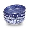 Selamica Ceramic 30 Ounce Pasta Bowls set of 4, 8