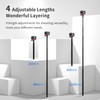 TELESIN 47'' Selfie Stick Lightweight Carbon Fiber Pole for Go