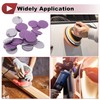 HEROFFIX 50 Pcs Car Wood Sanding Discs Smoothing Hook &