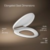 KOHLER K-28004-0 Drift ReadyLatch Quiet Close Elongated Toilet Seat, White,