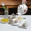 Sweejar Home Royal Ceramic Sugar and Creamer Set, 3 Piece