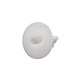 THE CIMPLE CO Dual Feed Thru Bushing - (White) RG6 Feed Through Bushing (Grommet) Replaces Wallplates (Wall Plates) for Coax Coaxial Cable, Network Cable, CCTV - Indoor/Outdoor Rated - 10 Pack