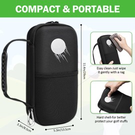 Soporte para guantes de golf con moldeador de guantes extraíble, accesorios de golf, bolsa rígida para teléfono, camisetas, herramientas Divot y marcadores de bola, regalos para hombres y mujeres