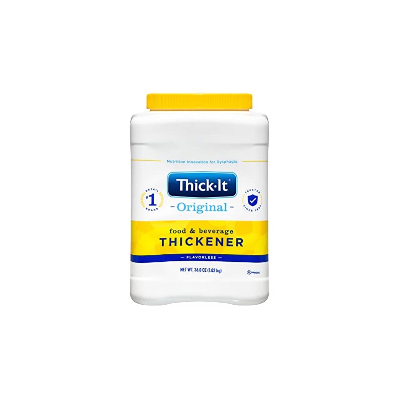 Thick-It - Engrosador instantáneo de alimentos y bebidas, original, 36