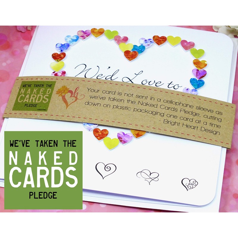 Wedding RSVP Reply Card - 'We'd Love to Come' Invitation