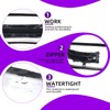 Swpeet 6Pcs 3 Sizes Clear Toiletry Bag Makeup Bags Waterproof