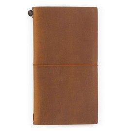 DESIGNPHIL 15193006 Traveler's Notebook, Regular Size, Limited Size, Card Included, Camel