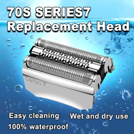 Series 7 70S Electric Shaver Replacement Head Compatible, 70S Replacement Electric Shaver Heads for Men Razor Shaving Blades Fit for Braun Series 7: 720cc, 730cc, 735s, 750cc, 760cc, 790cc, and 795cc