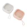 2pcs Hair Tie Organizer Box Multifunctional Transparent Top Hair Accessory