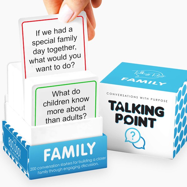 200 Family Conversation Cards - Put Down The Phones &