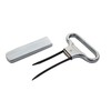 Westmark Bottle Opener/Corker, Monopol Edition, die-cast steel/zinc, Ah-So, chrome-plated, 6285336C