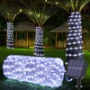 Solar Rope Lights, 66ft 200LED Solar String Lights, 8 Modes