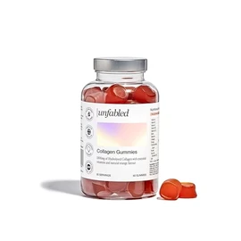 Unfabled Collagen Gummies for Women, 60 Gummies, 1000mg Hydrolysed Bovine Collagen with Biotin, Selenium & Vitamins A, B6, B12, C & E, Biotin Supports Normal Hair & Skin
