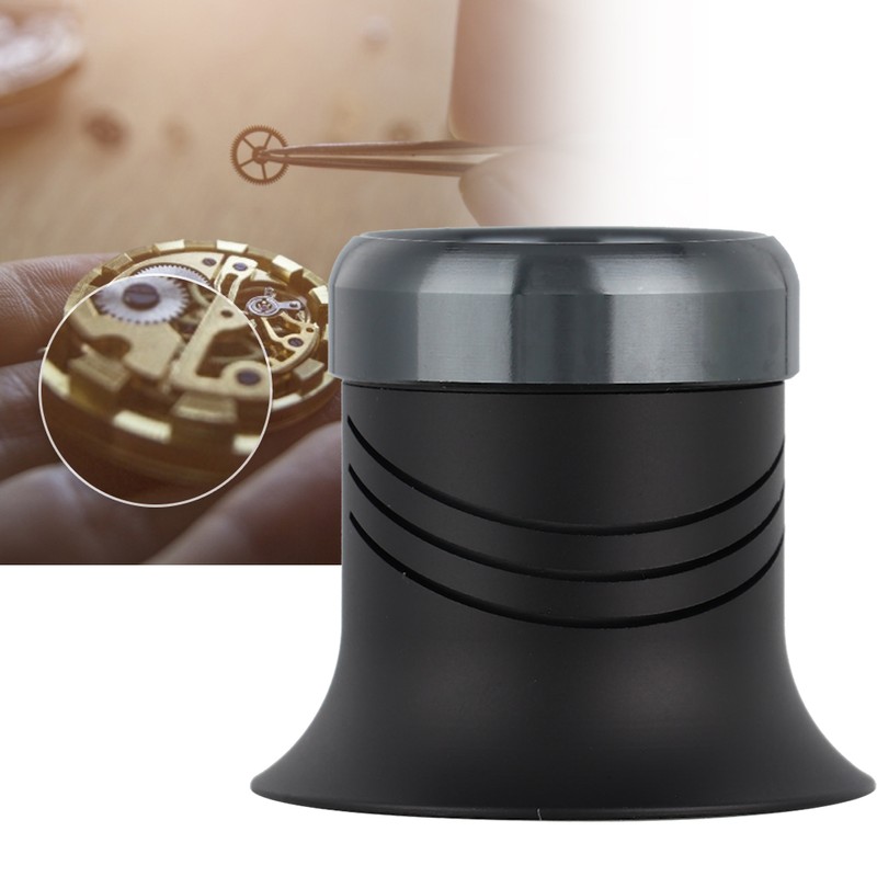 Magnifying Glass Sapphire Glass Metal Lens Barrel Watches Repairing Magnifier