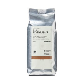 Muji 83782061 Original Blend Coffee Beans, Medium Taste, 7.1 oz (200 g)