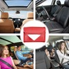 Car Tissue Box | PU Leather Car Visor Tissue Dispenser