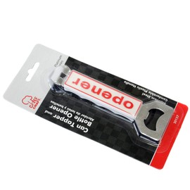 Chef Craft Classic Plastic Bottle Opener, 5.5 inches in length, White