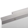 Blankett Slim Furniture Handles, 145 mm, Aluminium, Chrome, Matt, Rear
